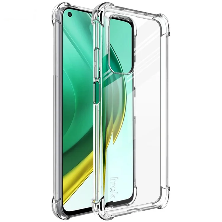 IMAK Anti-drop Full Coverage Soft TPU Shell Case with Screen Protector Film for Xiaomi Mi 10T 5G/10T Pro 5G/Redmi K30S - Transparent