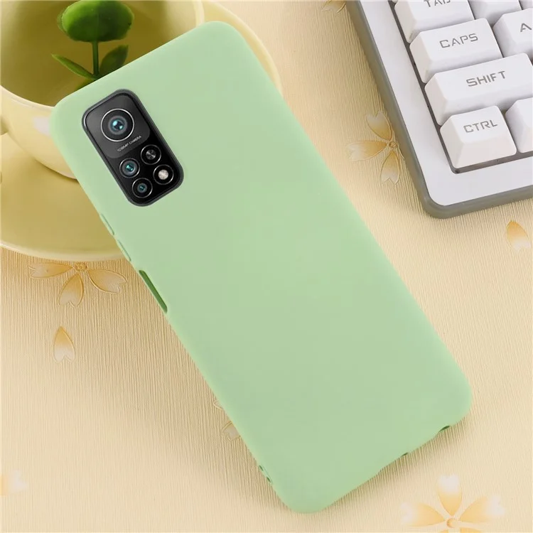 Silicone Líquido Super Slim Capa Protetora De Telefone Para Xiaomi MI 10T 5G / MI 10T Pro 5G / Redmi K30s - Verde