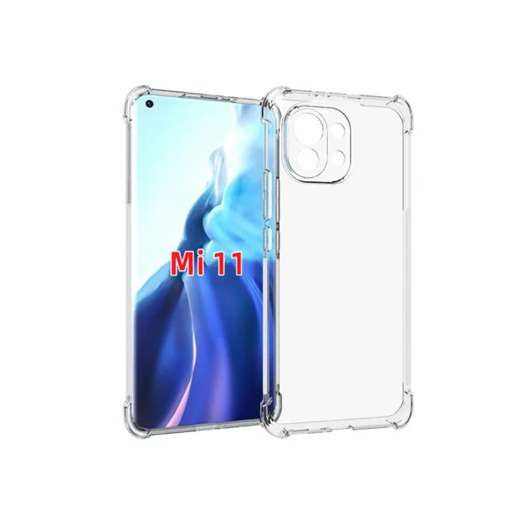 Pour Xiaomi Mi 11 Coque de protection antichoc et anti-glisse en TPU