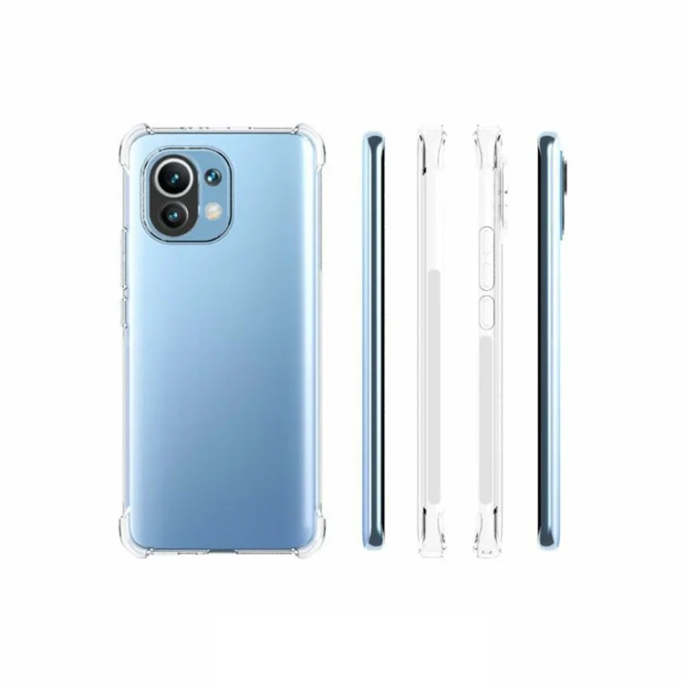Pour Xiaomi Mi 11 Coque de protection antichoc et anti-glisse en TPU