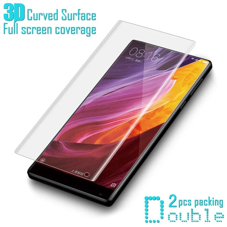 2PCS/Lot IMAK Explosion-proof Soft 3D Curved Full Coverage Screen Protector for Xiaomi Mi Mix