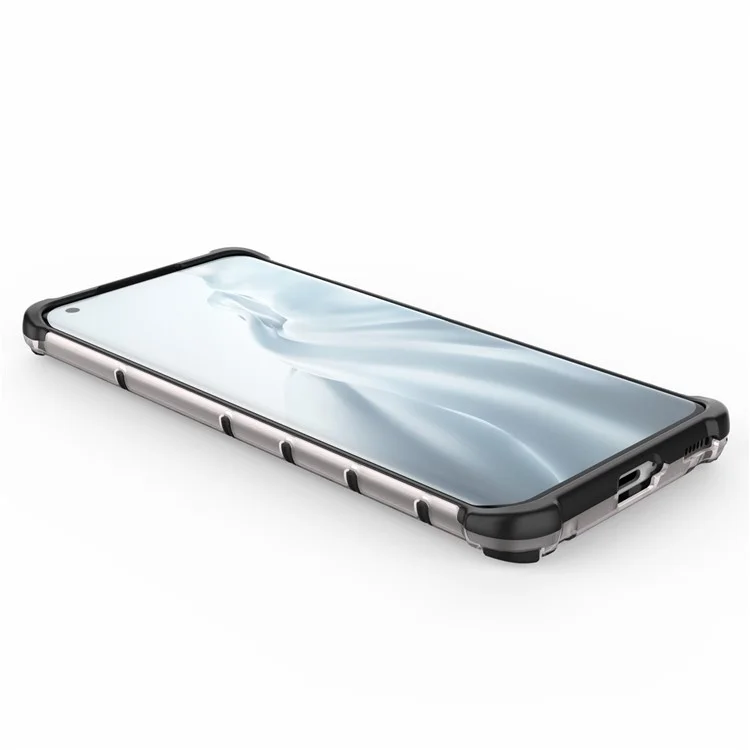 Coque en nid d'abeille pour Xiaomi Mi 11 Coque de protection en TPU + PC - Gris