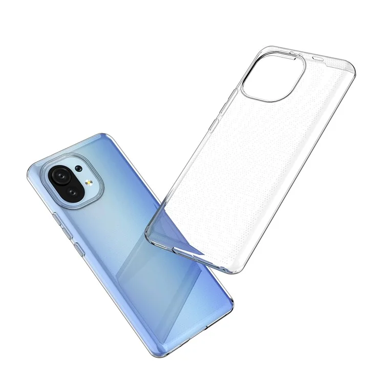 Coque de protection en TPU ultra-fine et transparente pour Xiaomi Mi 11