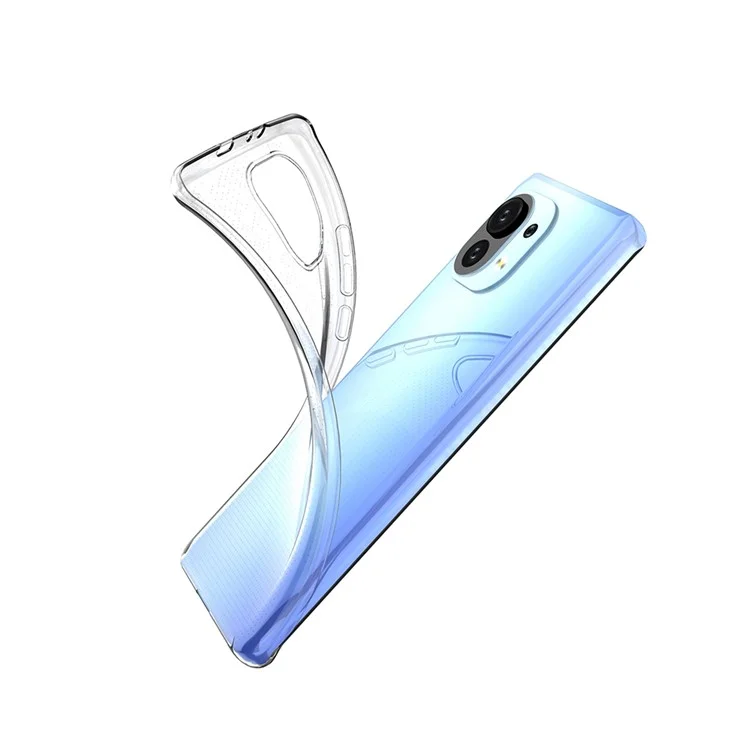 Coque de protection en TPU ultra-fine et transparente pour Xiaomi Mi 11