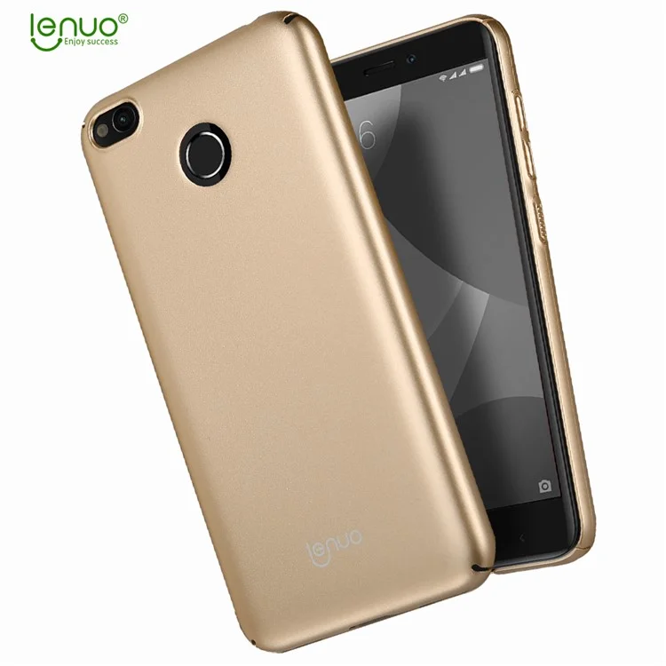 LENUO Leshield Series Silky Touch Hard Phone Case for Xiaomi Redmi 4X - Gold