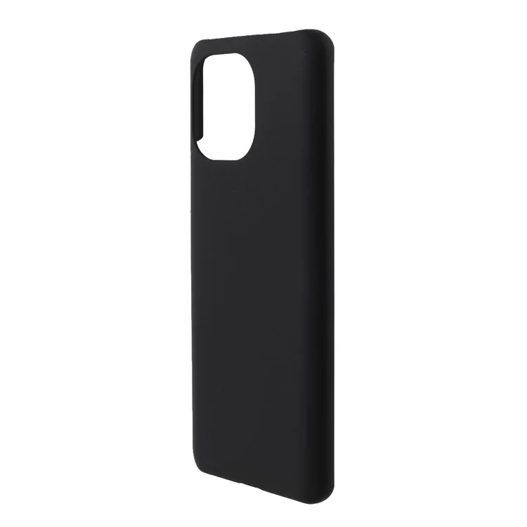 Couvercle de Téléphone Portable en Plastique Caoutchouté Pour Xiaomi Mi 11 - le Noir