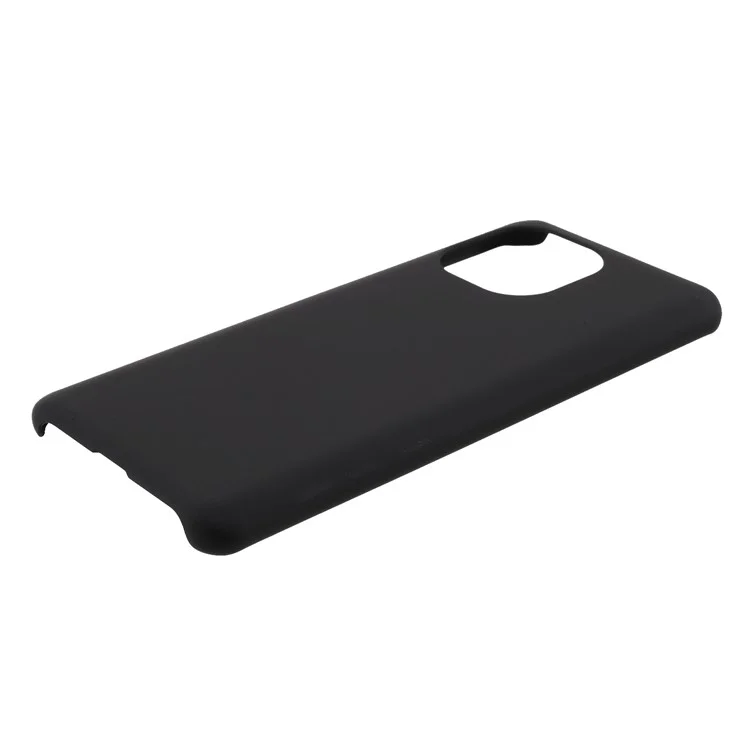 Coperchio Cellulare in Plastica Gommata Per Xiaomi Mi 11 - Nero