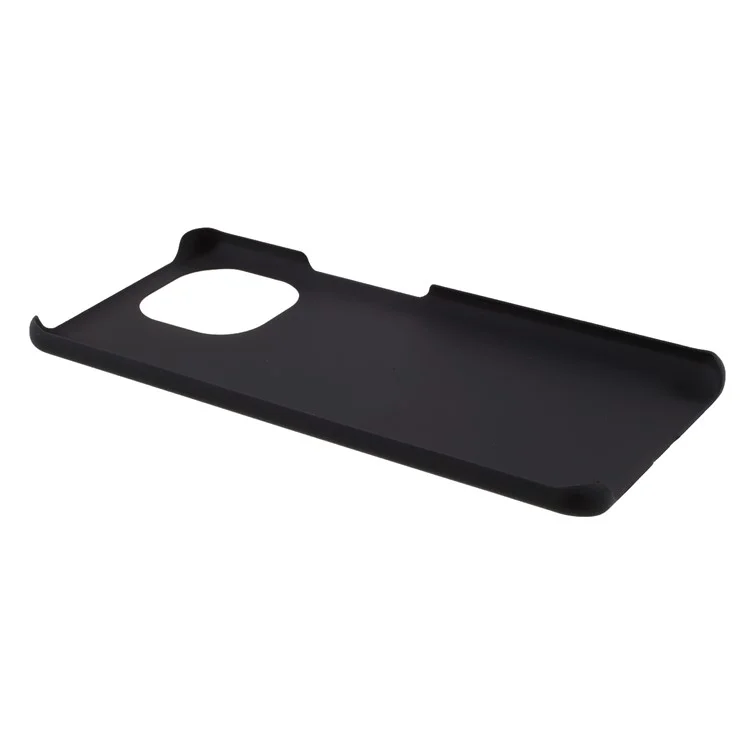 Rubberized Plastic Cell Phone Cover for Xiaomi Mi 11 - Black