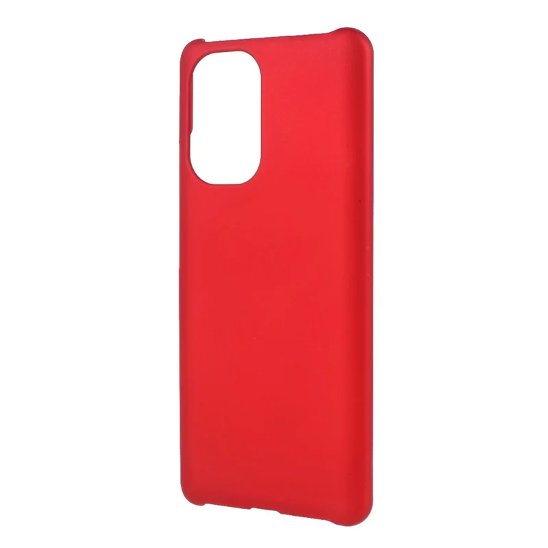 Glossy Rubberized Hard PC Phone Back Case Cover for Xiaomi Redmi K40/Redmi K40 Pro/Poco F3/Mi 11i - Red