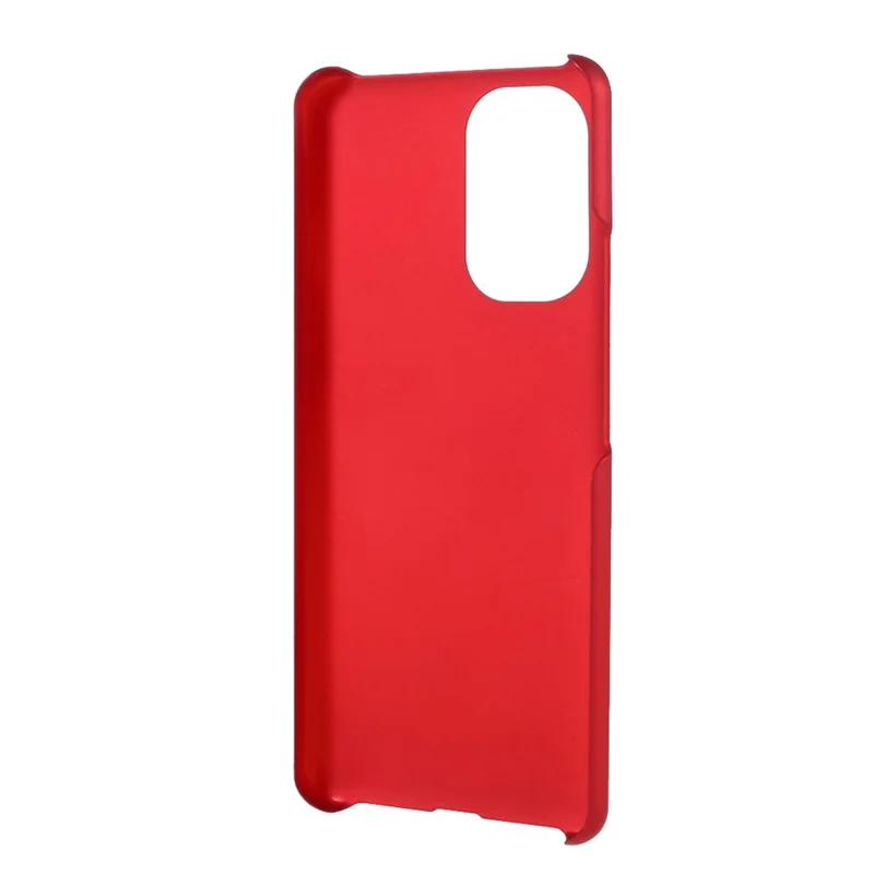 Glossy Rubberized Hard PC Phone Back Case Cover for Xiaomi Redmi K40/Redmi K40 Pro/Poco F3/Mi 11i - Red