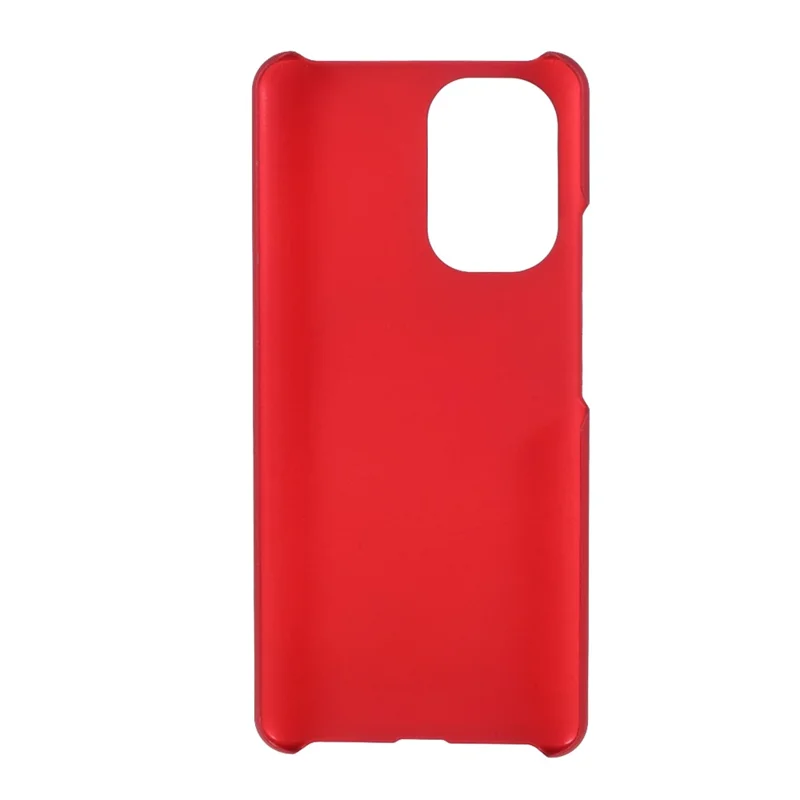 Glossy Rubberized Hard PC Phone Back Case Cover for Xiaomi Redmi K40/Redmi K40 Pro/Poco F3/Mi 11i - Red