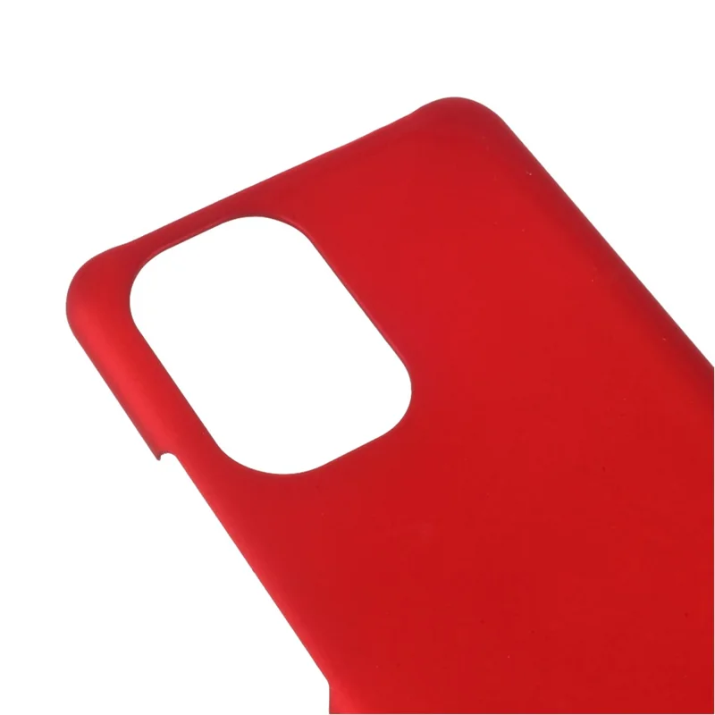 Glossy Rubberized Hard PC Phone Back Case Cover for Xiaomi Redmi K40/Redmi K40 Pro/Poco F3/Mi 11i - Red