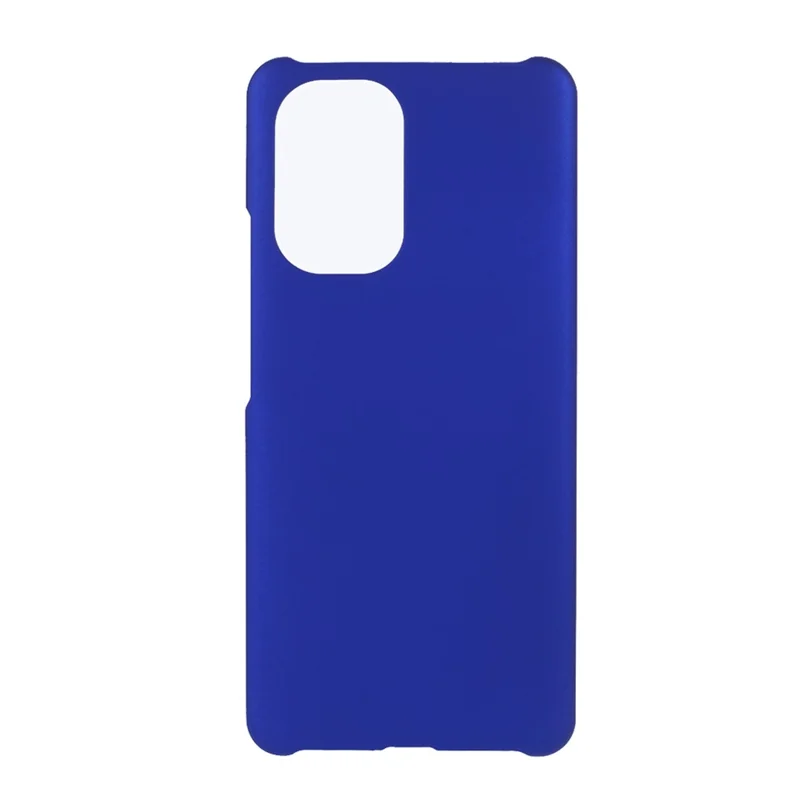 Glossy Rubberized Hard PC Phone Back Case Cover for Xiaomi Redmi K40/Redmi K40 Pro/Poco F3/Mi 11i - Blue