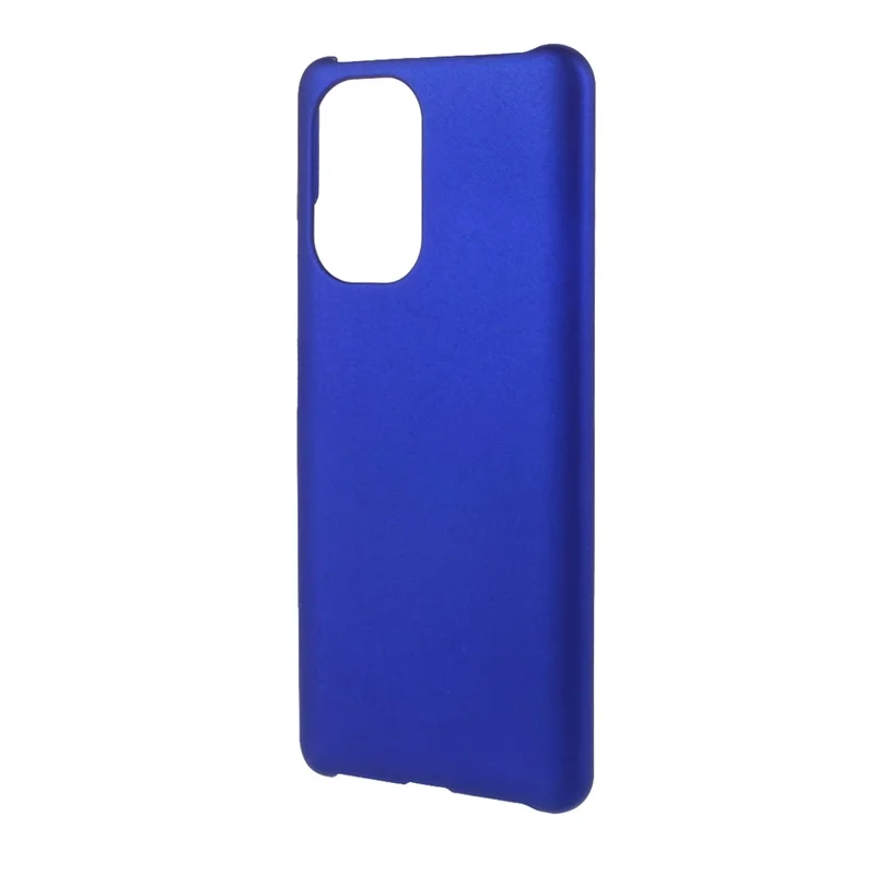Glossy Rubberized Hard PC Phone Back Case Cover for Xiaomi Redmi K40/Redmi K40 Pro/Poco F3/Mi 11i - Blue