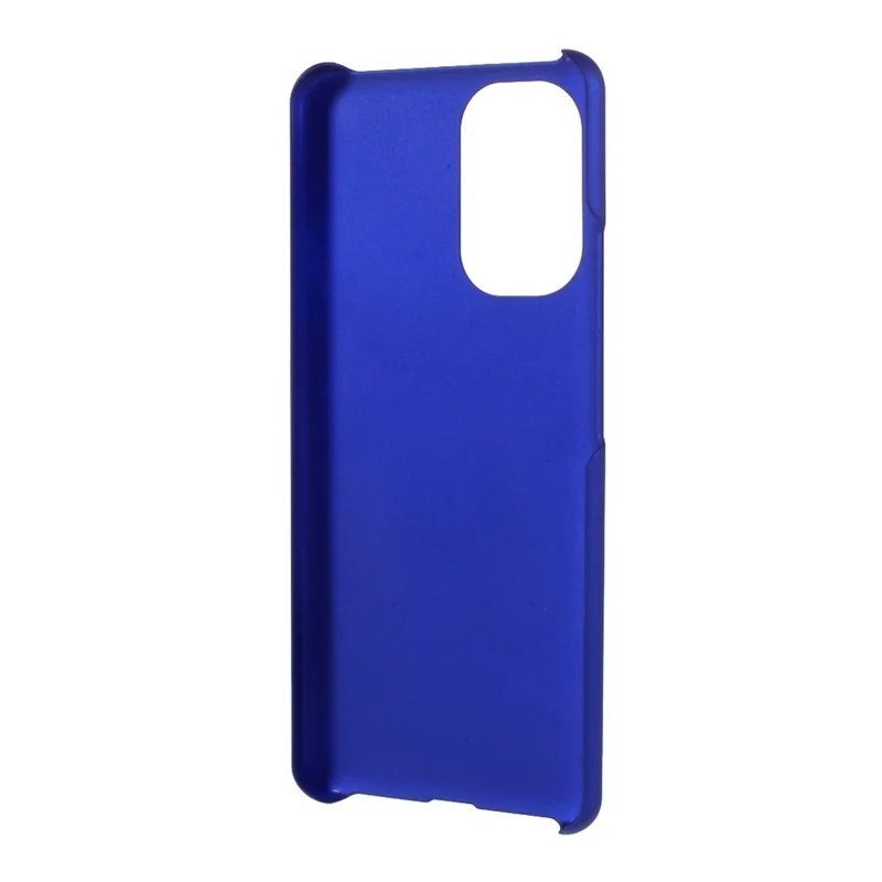 Glossy Rubberized Hard PC Phone Back Case Cover for Xiaomi Redmi K40/Redmi K40 Pro/Poco F3/Mi 11i - Blue