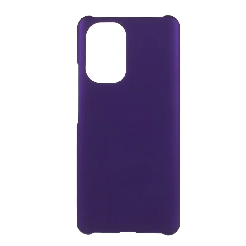 Glossy Rubberized Hard PC Phone Back Case Cover for Xiaomi Redmi K40/Redmi K40 Pro/Poco F3/Mi 11i - Purple