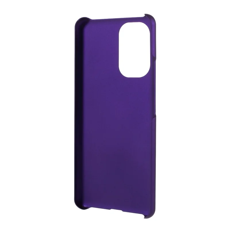 Glossy Rubberized Hard PC Phone Back Case Cover for Xiaomi Redmi K40/Redmi K40 Pro/Poco F3/Mi 11i - Purple