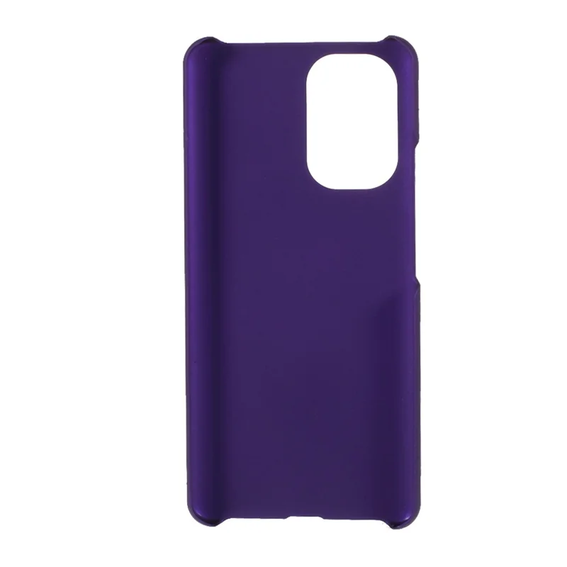 Glossy Rubberized Hard PC Phone Back Case Cover for Xiaomi Redmi K40/Redmi K40 Pro/Poco F3/Mi 11i - Purple
