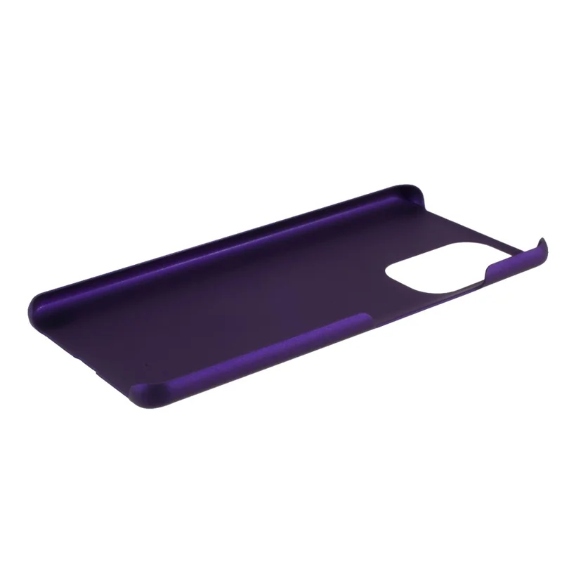 Glossy Rubberized Hard PC Phone Back Case Cover for Xiaomi Redmi K40/Redmi K40 Pro/Poco F3/Mi 11i - Purple