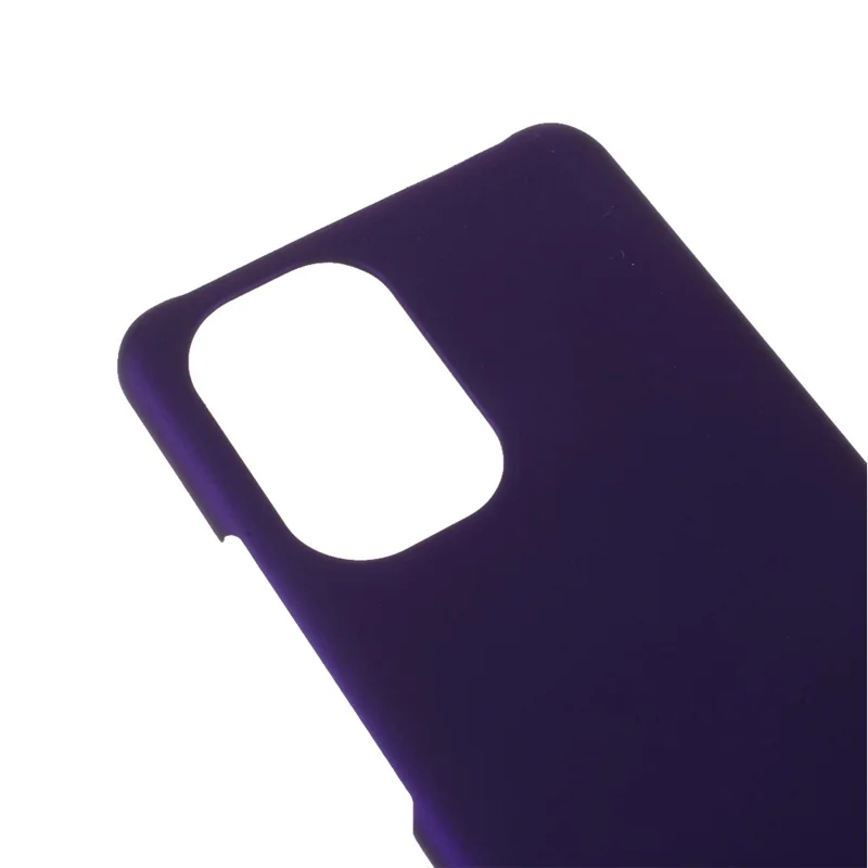 Glossy Rubberized Hard PC Phone Back Case Cover for Xiaomi Redmi K40/Redmi K40 Pro/Poco F3/Mi 11i - Purple