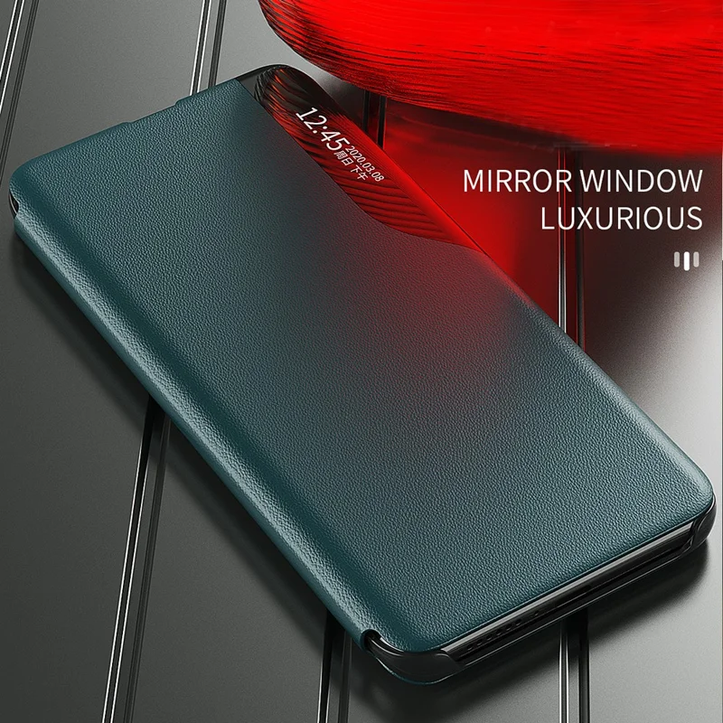 Просмотр Флип -корпус Для Xiaomi Redmi K40/K40 Pro - Зеленый