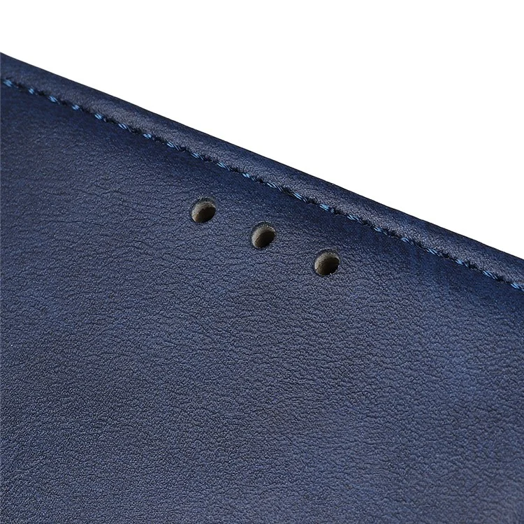 pu en Cuir Portefeuille Board de Protection de la Coque du Téléphone Pour Xiaomi Redmi Note 10 4G / Note 10S - Bleu