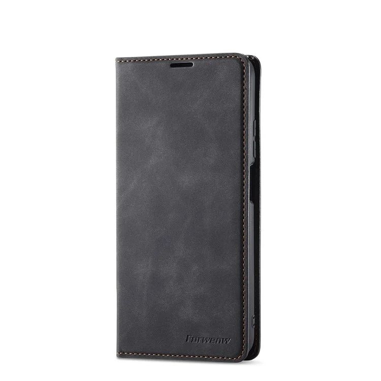 Coque En Cuir De La Peau De La Série Forwenw Fantasy Pour Xiaomi Poco M3 - Noir