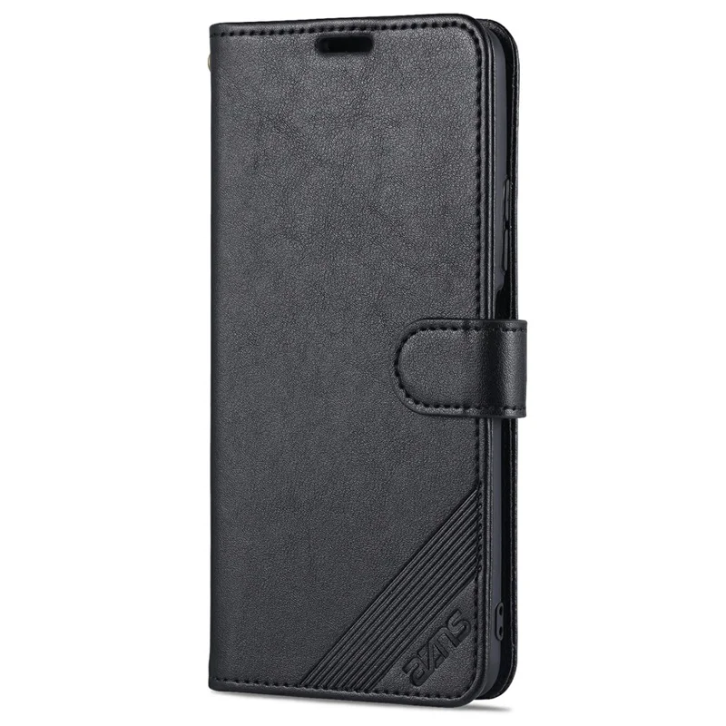 AZNS Wallet Stand Leather Protective Case for Xiaomi Redmi K40/K40 Pro / Xiaomi Poco F3 - Black