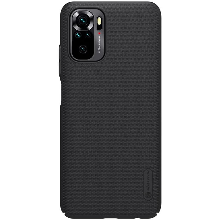 Nillkin Super Frosted Shield Series PC Case Para Xiaomi Redmi Note 10 4G / Redmi Nota 10s - Preto