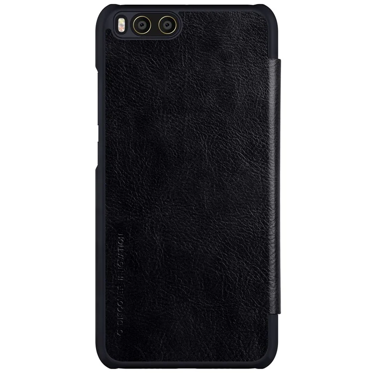 NILLKIN Qin Series for Xiaomi Mi 6 Smart Awakening Leather Flip Case Cover - Black