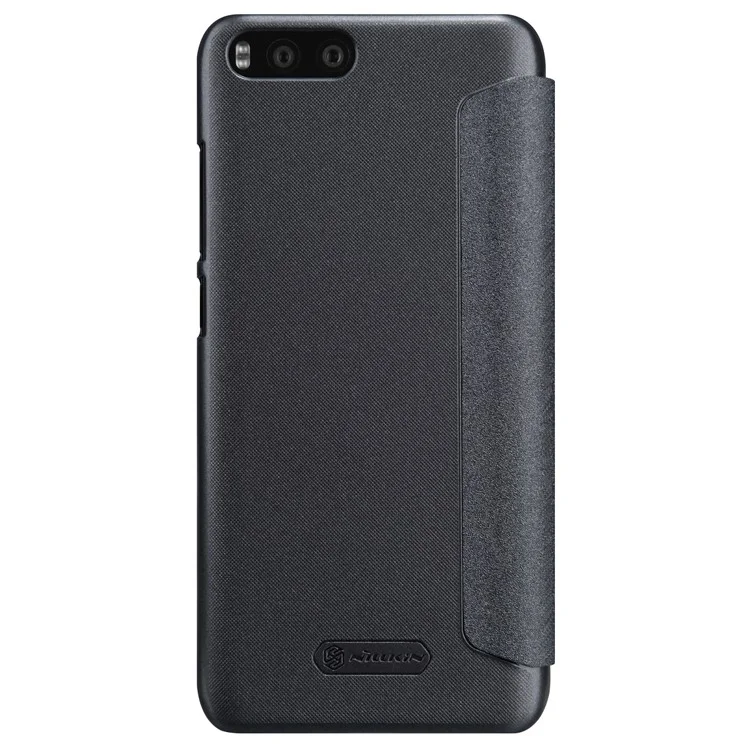 NILLKIN Sparkle Series Smart Awakening Leather Case for Xiaomi Mi 6 - Black