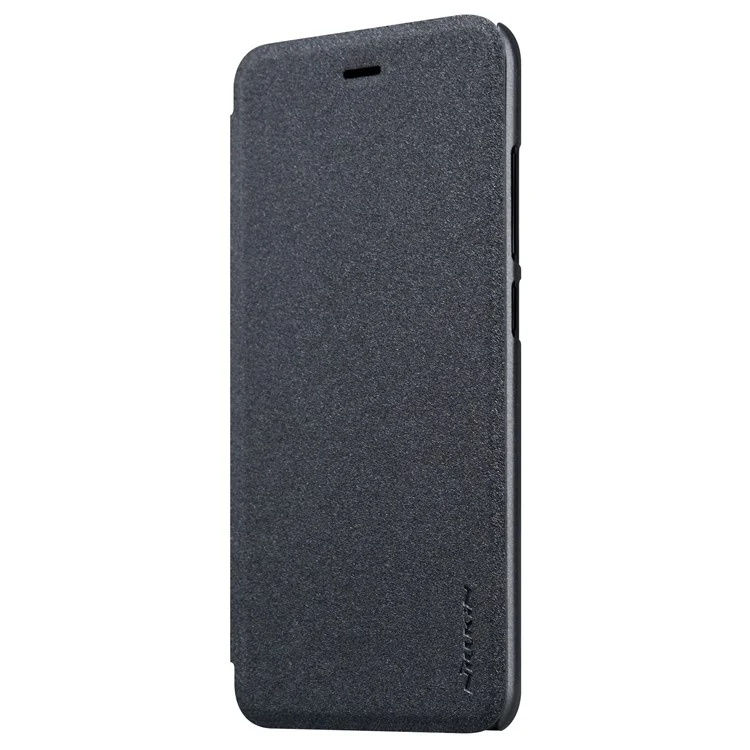 NILLKIN Sparkle Series Smart Awakening Leather Case for Xiaomi Mi 6 - Black
