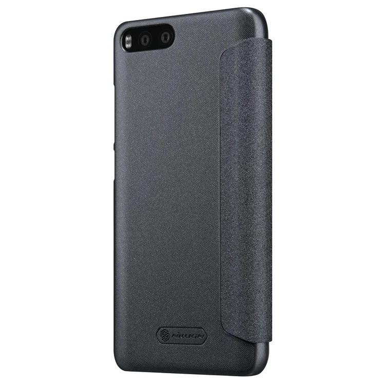 NILLKIN Sparkle Series Smart Awakening Leather Case for Xiaomi Mi 6 - Black