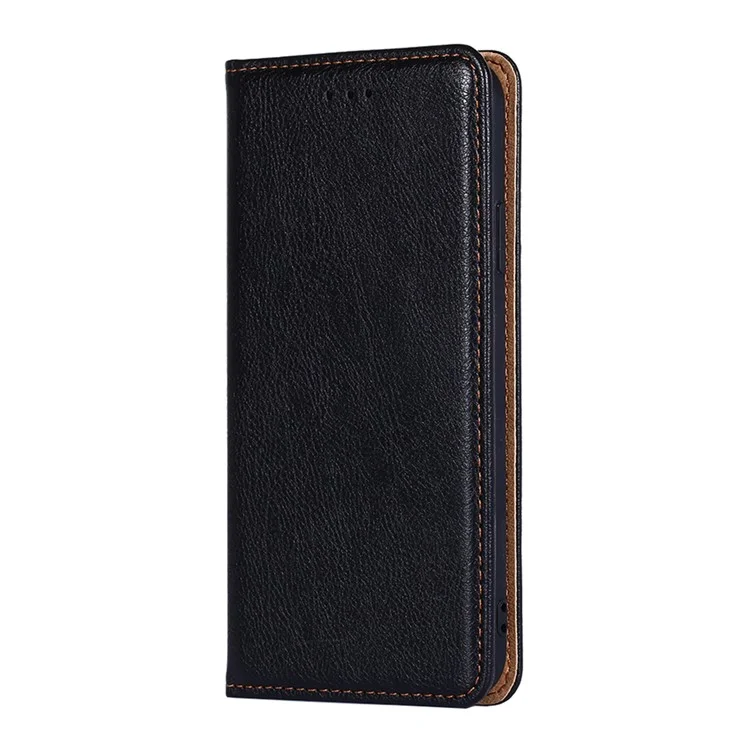 Auto-Absorbed Leder-Handyhalterung für Xiaomi Redmi K40 Pro / Redmi K40 / Poco F3 / Mi 11i - Schwarz