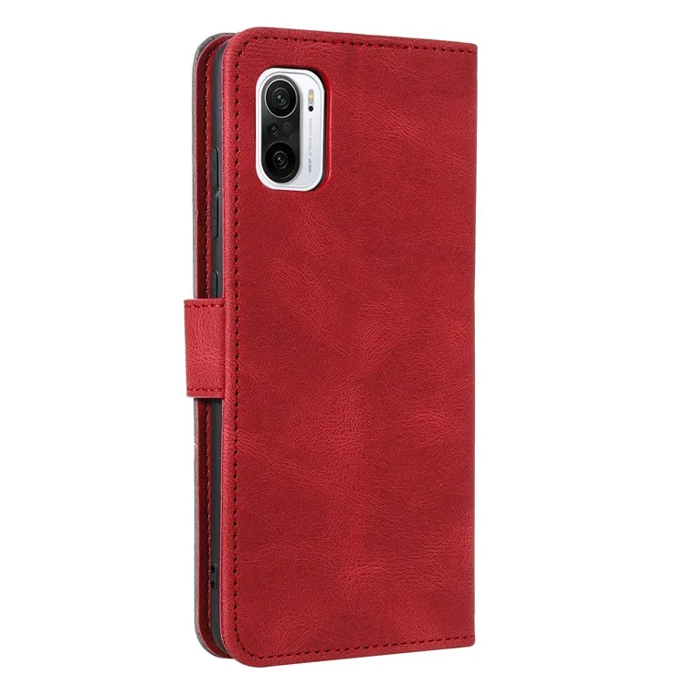 Decoraggio Rivet PU Coperchio Per Coperchio Per Coperchio Per Coperchio Per Chura Pullotto Per Xiaomi mi 11i / Poco F3 / Redmi K40 Pro / Redmi K40 / Redmi K40 Pro+ - Rosso