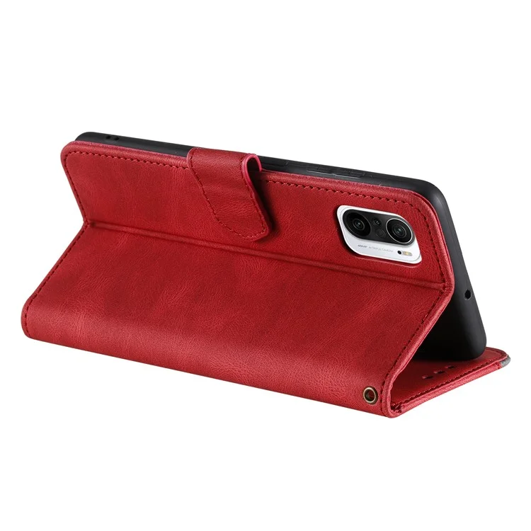 Decoraggio Rivet PU Coperchio Per Coperchio Per Coperchio Per Coperchio Per Chura Pullotto Per Xiaomi mi 11i / Poco F3 / Redmi K40 Pro / Redmi K40 / Redmi K40 Pro+ - Rosso