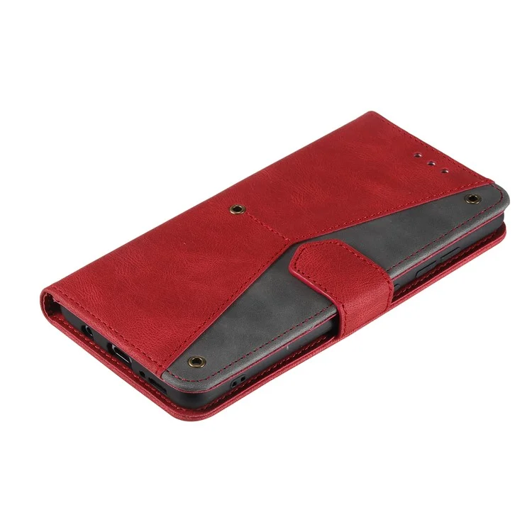 Decoraggio Rivet PU Coperchio Per Coperchio Per Coperchio Per Coperchio Per Chura Pullotto Per Xiaomi mi 11i / Poco F3 / Redmi K40 Pro / Redmi K40 / Redmi K40 Pro+ - Rosso