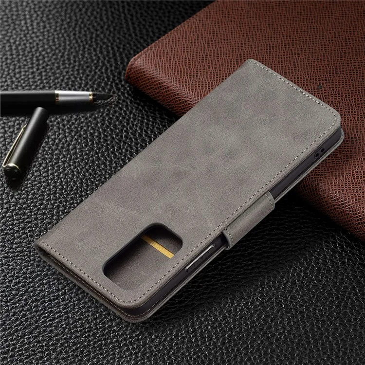 Кошелька Кожаная Крышка Оболочки Для Xiaomi Redmi Note 10 Pro Max / Redmi Note 10 Pro - Серый