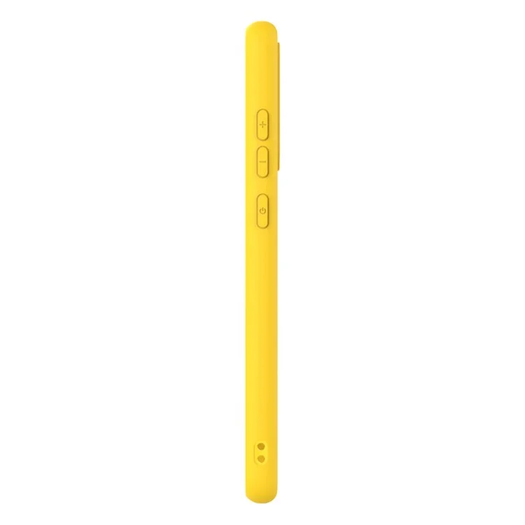 IMAK UC-2 Série Resistente a Desgaste da Capa de TPU Macia Colorida Para Xiaomi Redmi Nota 9 5g/nota 9T 5G - Amarelo