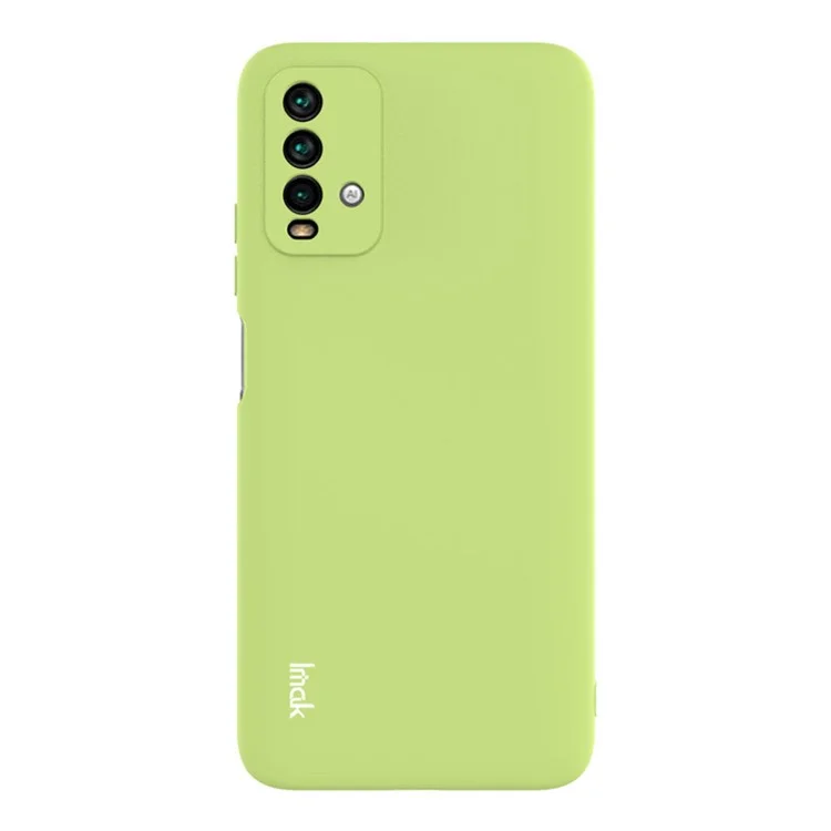 IMAK UC-2 Series Multi-Color Well-Protected Soft TPU Cover Case for Xiaomi Redmi Note 9 4G (Qualcomm Snapdragon 662)/9T/9 Power - Green