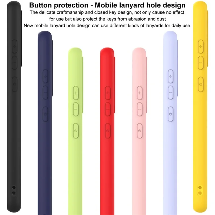 Serie UC-2 IMAK Case di Copertura TPU Soft Multi-color Ben Protetta Per Xiaomi Redmi Note 9 4G (Qualcomm Snapdragon 662)/9T/9 Power - Verde