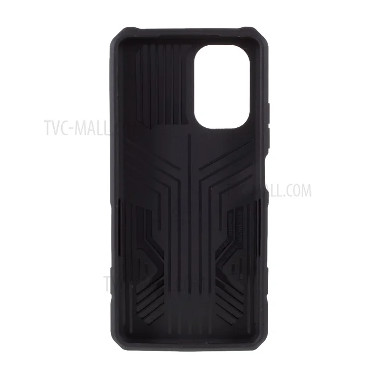 Étui mobile hybride Vanguard à 4 coins avec protection anti-chute et support pour Xiaomi Redmi K40/K40 Pro/K40 Pro+/Mi 11i/Poco F3 - Argent
