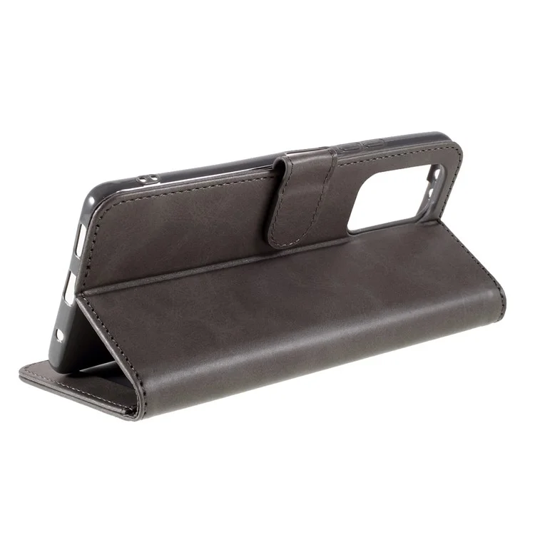 Lc. Étui en Cuir de Stand de Portefeuille Imeeke Pour Xiaomi Redmi Note 10 Pro Couverture de Téléphone Mobile Pro - Gris