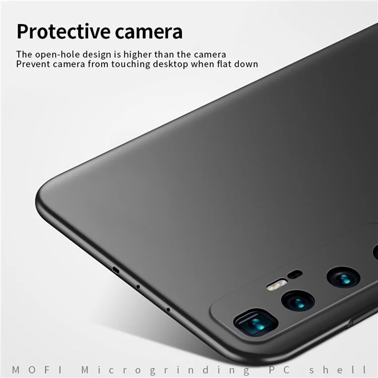 Sheld MOFI Shield Slim Frosted PC Téléphone Shell Pour Xiaomi Mi 10 Ultra - le Noir