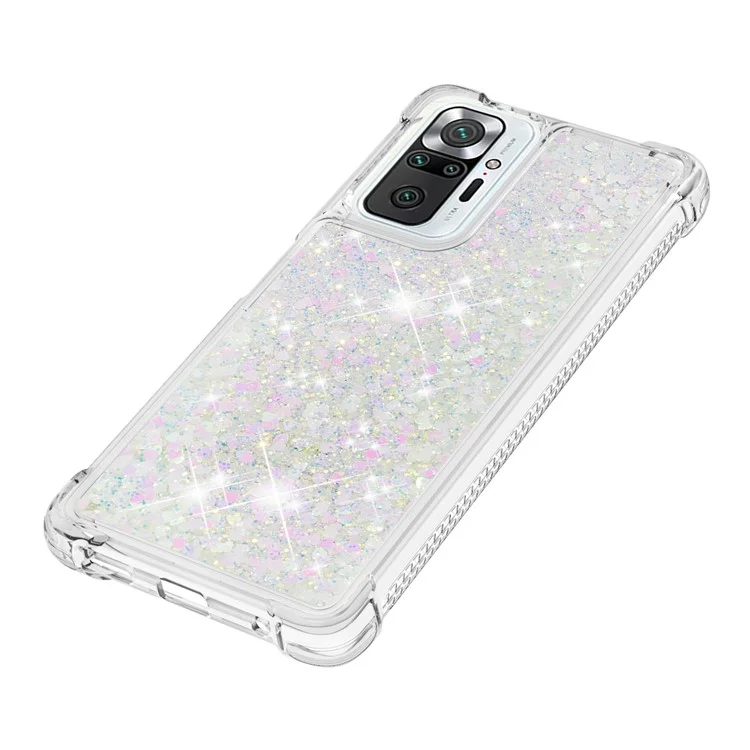 Dynamic Quicksand Shock-absorbing TPU Phone Case Shell Deckung Für Xiaomi Redmi Note 10 Pro Max - Mehrfarbig