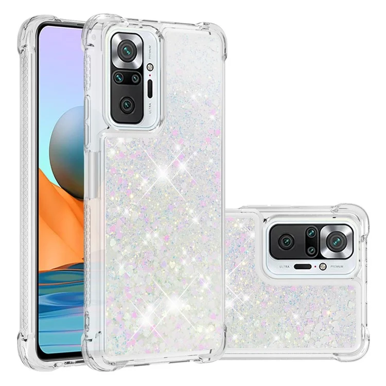 Dynamic Quicksand Shock-absorbing TPU Phone Case Shell Deckung Für Xiaomi Redmi Note 10 Pro Max - Mehrfarbig