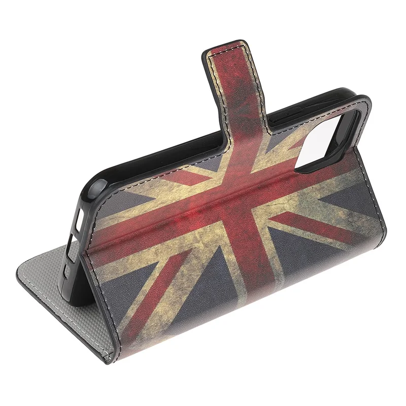 Pattern Printing Full Protection Leather Wallet Stand Case for Xiaomi Mi 11 Lite 4G / 5G / 11 Lite 5G NE - Flag Element 2