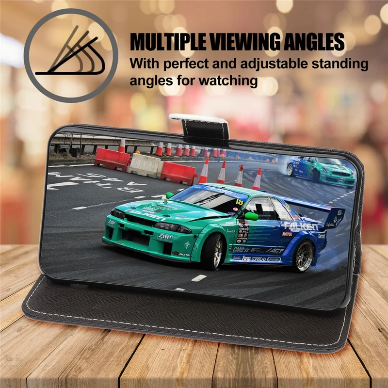 Cross Texture New Pattern Printing Leather Wallet Stand Case for Xiaomi Mi 11 Lite 4G / 5G / 11 Lite 5G NE - Cat Eyes