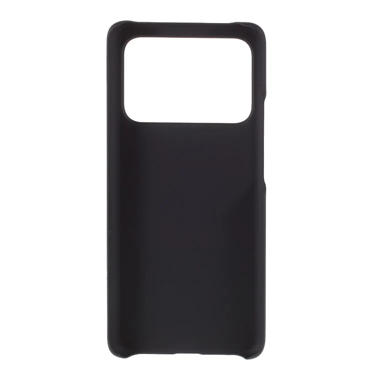 Comfortable Touch Rubberized PC Hard Protector Cover Case for Xiaomi Mi 11 Ultra - Black