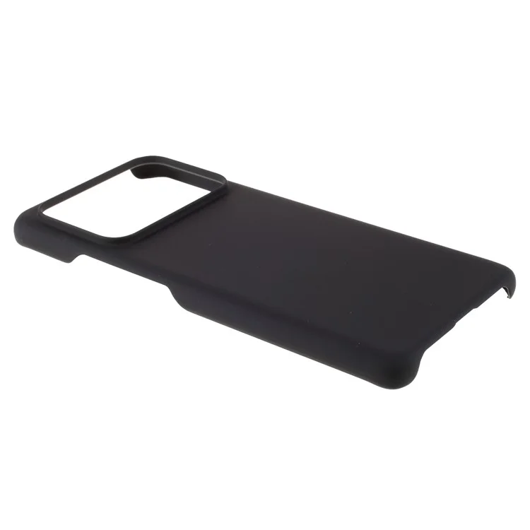 Comfortable Touch Rubberized PC Hard Protector Cover Case for Xiaomi Mi 11 Ultra - Black